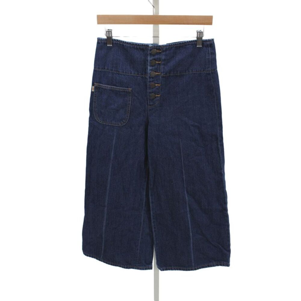 Marc Jacobs Womens Cropped High Rise Blue Jeans Size 28